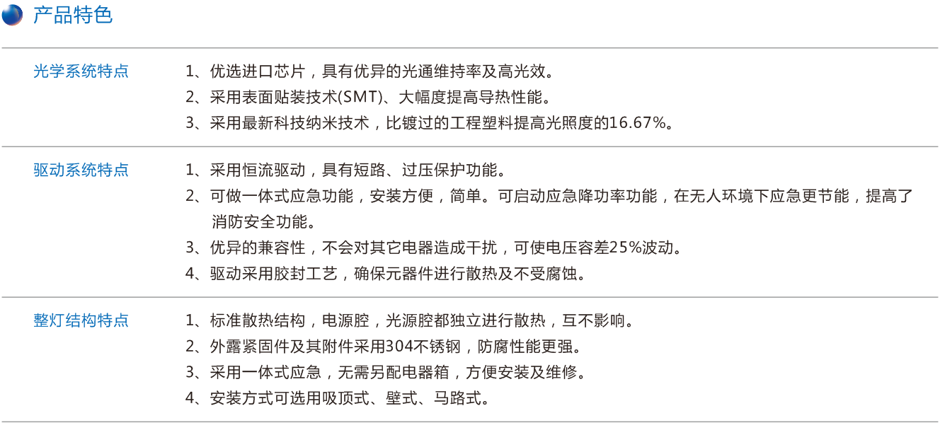 防爆LED燈產(chǎn)品特點 防爆LED燈產(chǎn)品特點